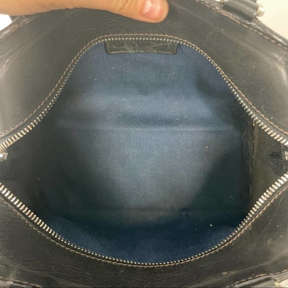 Dooney & Bourke Black Leather Mini Alto Dome Bag - Picture 6 of 9